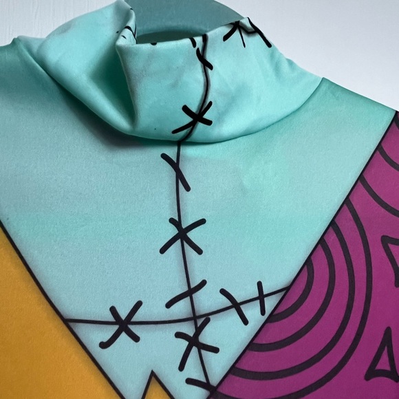 The Nightmare Before Christmas Sally Dress Costume Tie Back Dress S XXL - Picture 5 of 11